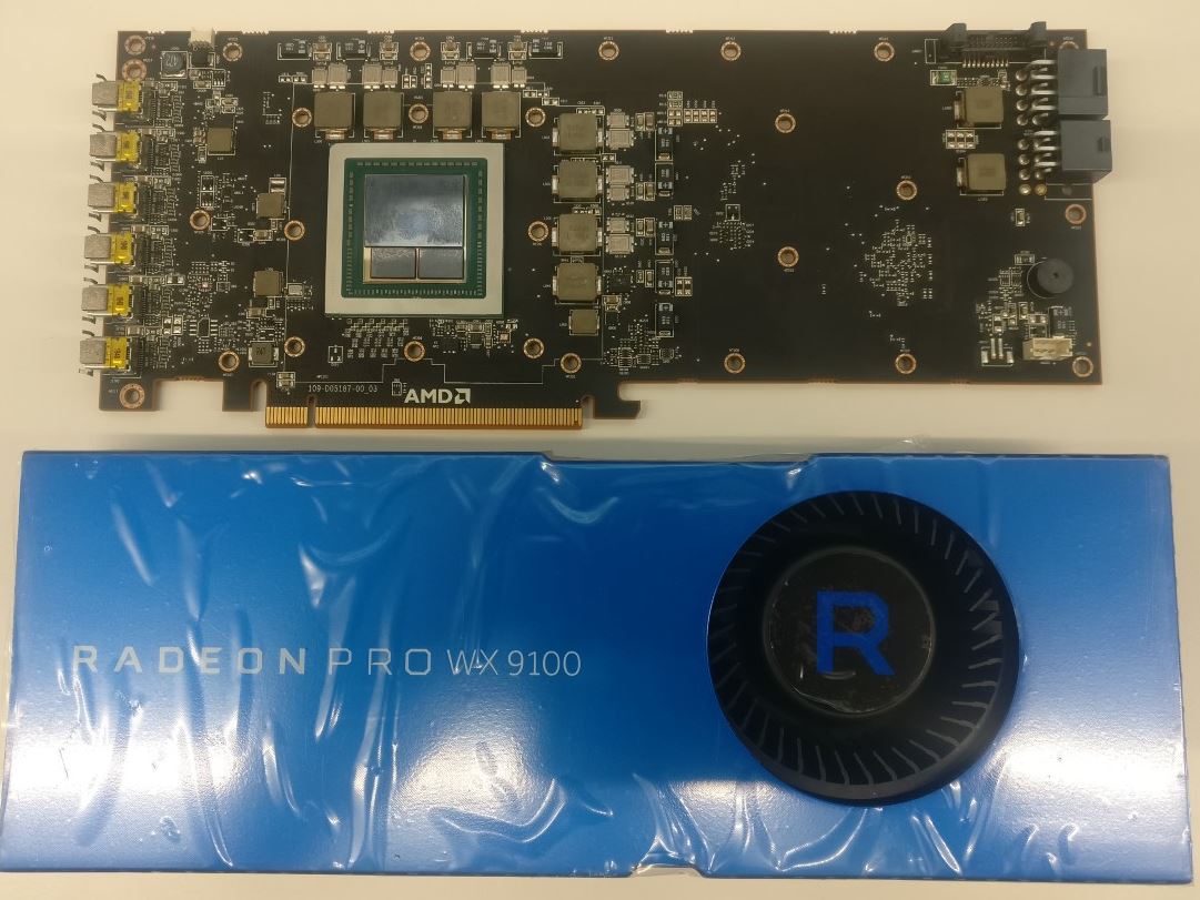 Amd radeon sale pro wx 9100